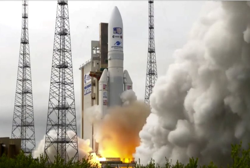 Успешен старт на европейската космическа сонда Джус за търсене на