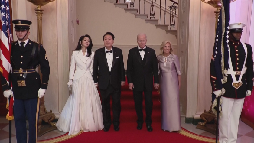 Президентът Джо Байдън и съпругата му Джил приеха президентската двойка