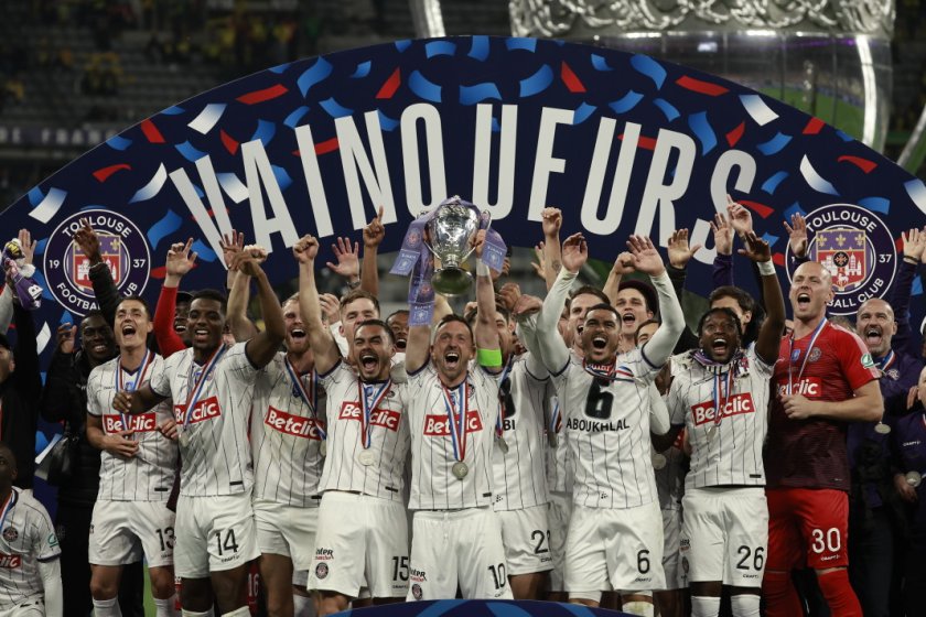 тулуза отвя нант триумфира първа купа франция историята
