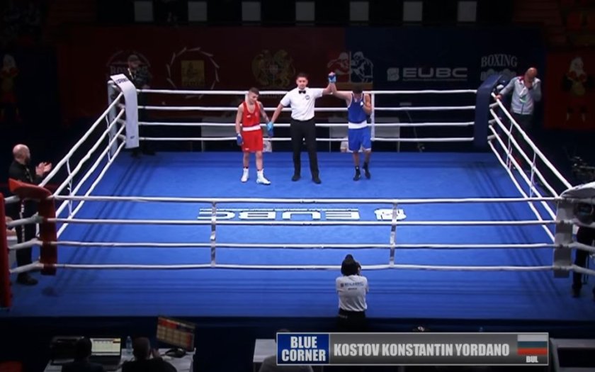 Българският боксьор Константин Костов започна с победа участието си на