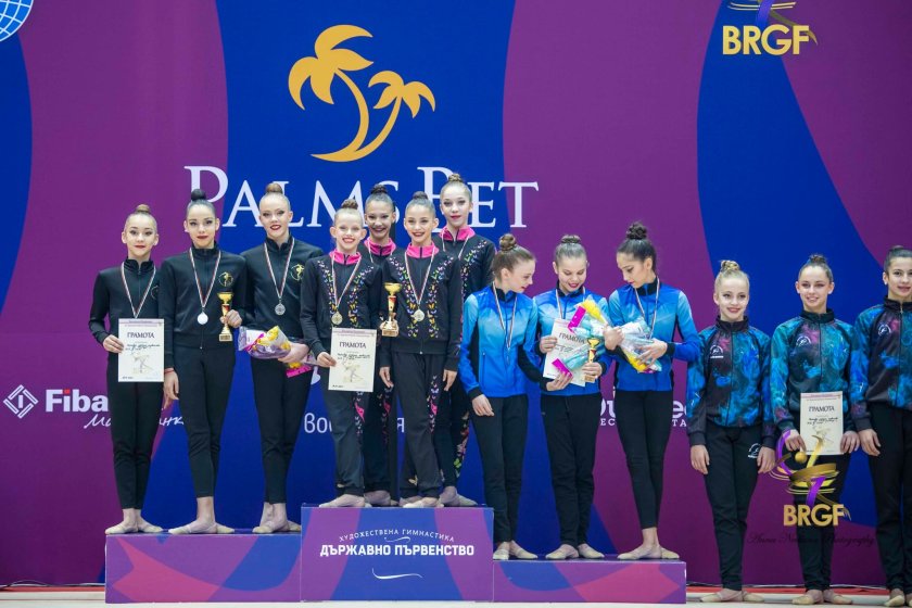 вторият състав софия спорт 2017 триумф девойките старша възраст държавното отборно първенство худ гимнастика