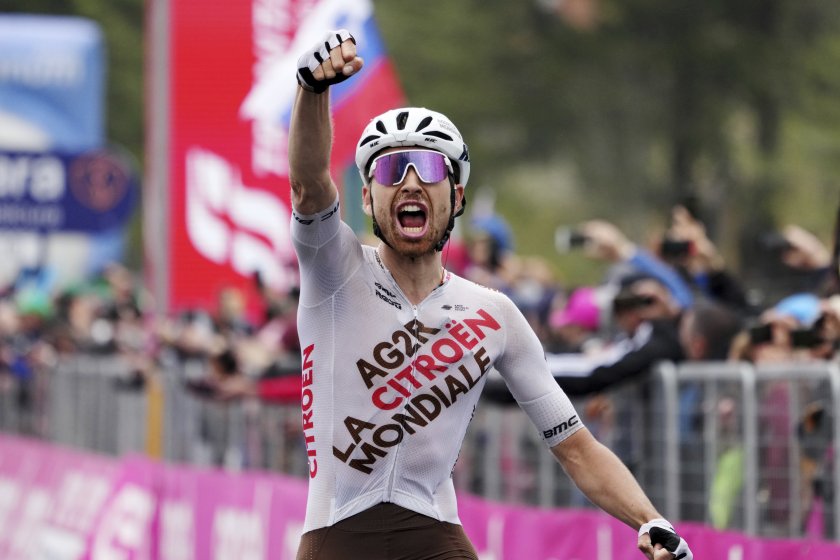 орелиен паре пейнтр спечели четвъртия етап обиколката италия