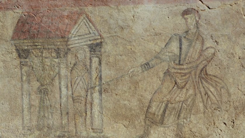 Най-ранното изображение на Христос у нас е изографисано на раннохристиянска гробница в музея в Пловдив