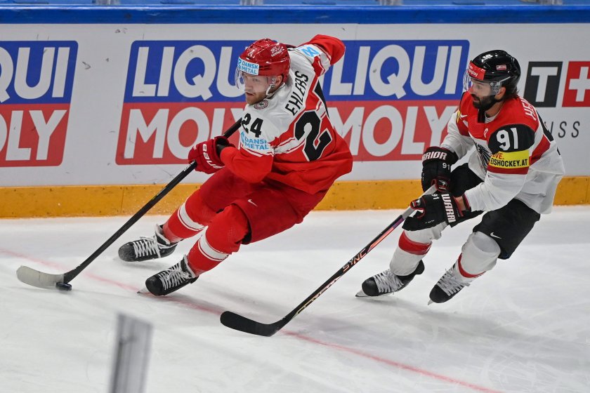 дания също постигна трети успех световното първенство хокей лед