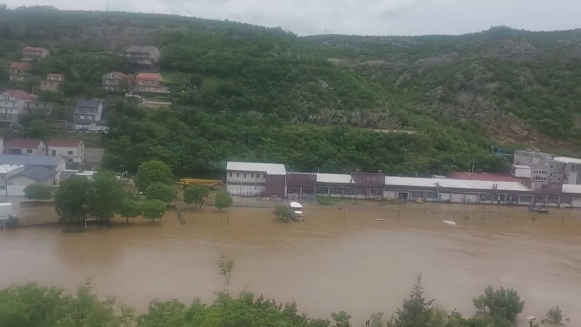Части от Хърватия бяха буквално потопени след проливните дъждове.Река Зърманя