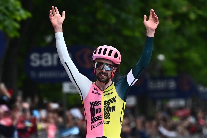 бен хийли спечели осмия етап колоездачната обиколка италия