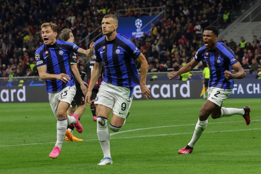Отборът на Интер Милано постигна комфортна победа с 2:0 при