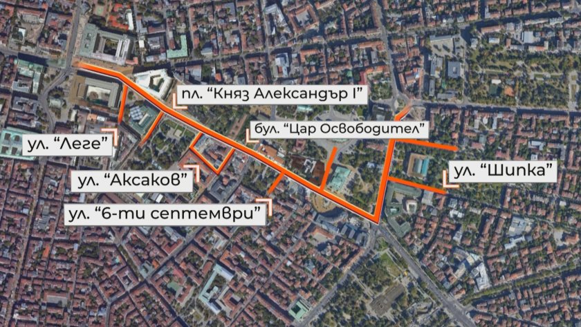 Ограничения в движението в центъра на София заради тържествата за 24 май