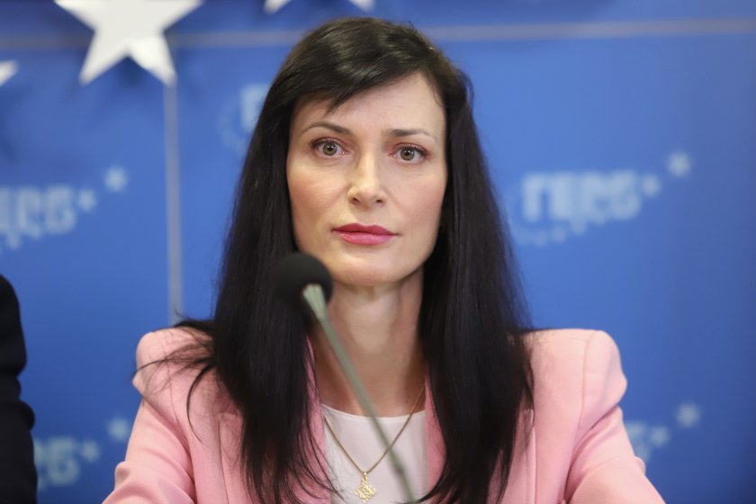 Номинираната от ГЕРБ-СДС за премиер Мария Габриел и акад. Николай