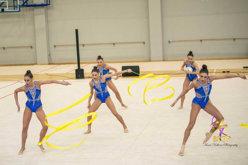 Ансамбълът по художествена гимнастика с първа тренировка в Баку