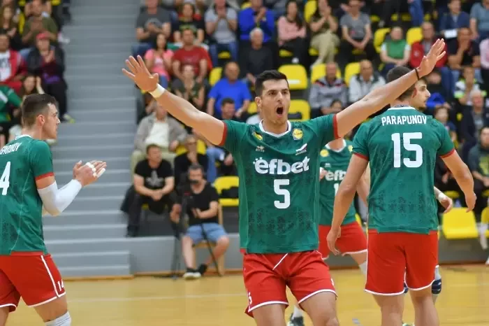Мъжкият национален отбор по волейбол на България записа първа победа