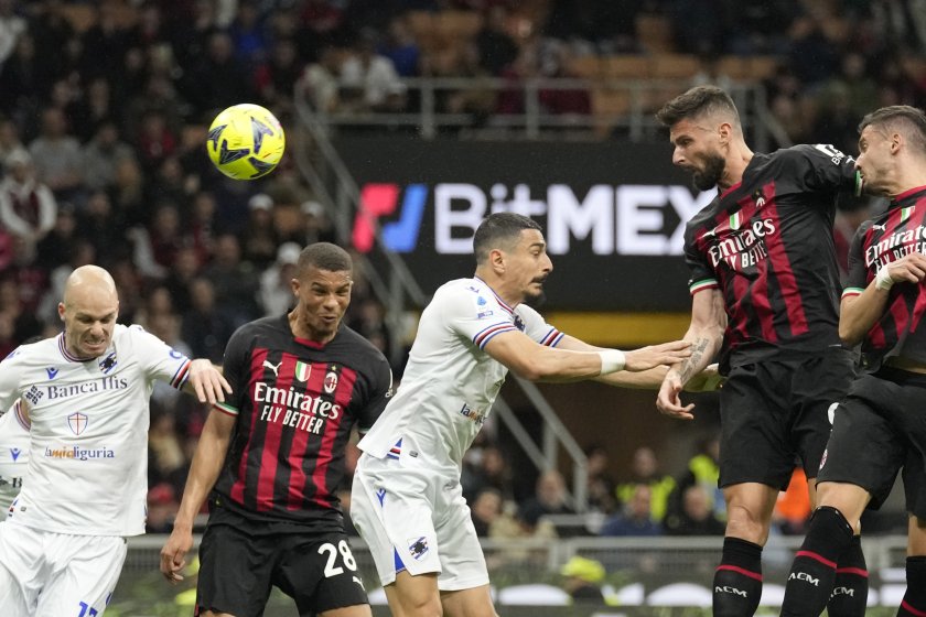 Милан победи с 5:1 Сампдория в мач от 36-ия кръг