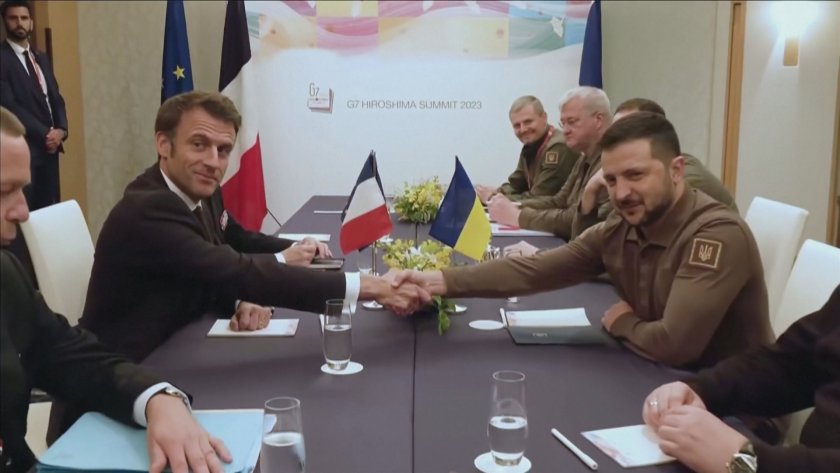 Украинският президент Володимир Зеленски се присъедини към лидерите от Г-7