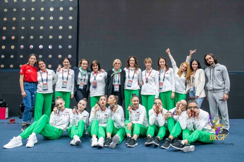 весела лечева поздрави ансамбъла художествена гимнастика европейската титла