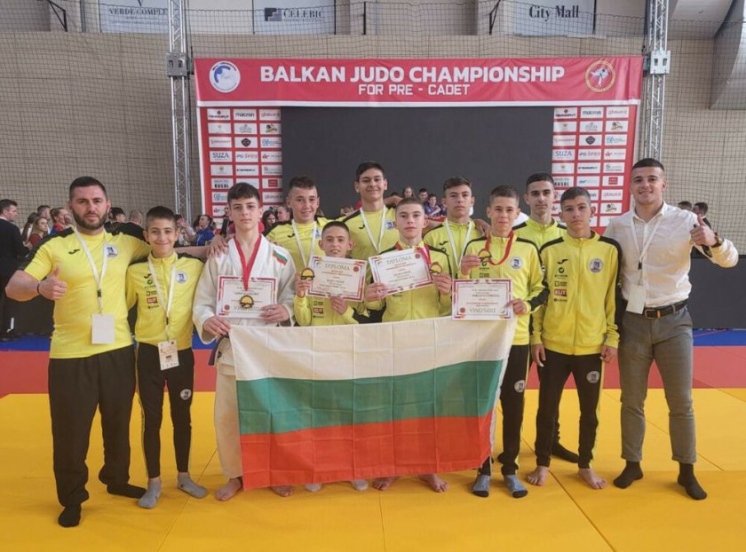 българия завърши първо класирането медали балканиадата джудо кадети черна гора