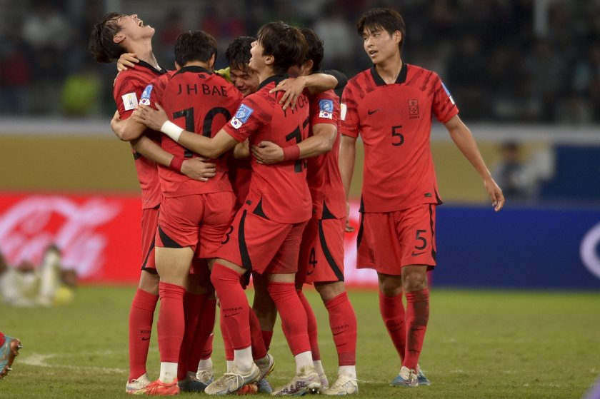 южна корея стана последният четвъртфиналист световното футбол младежи години видео