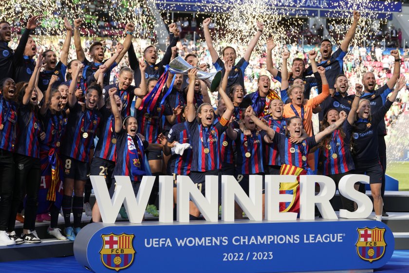 Барселона осъществи страхотен обрат срещу Волфсбург, за да триумфира с втората си Шампионска лига при жените