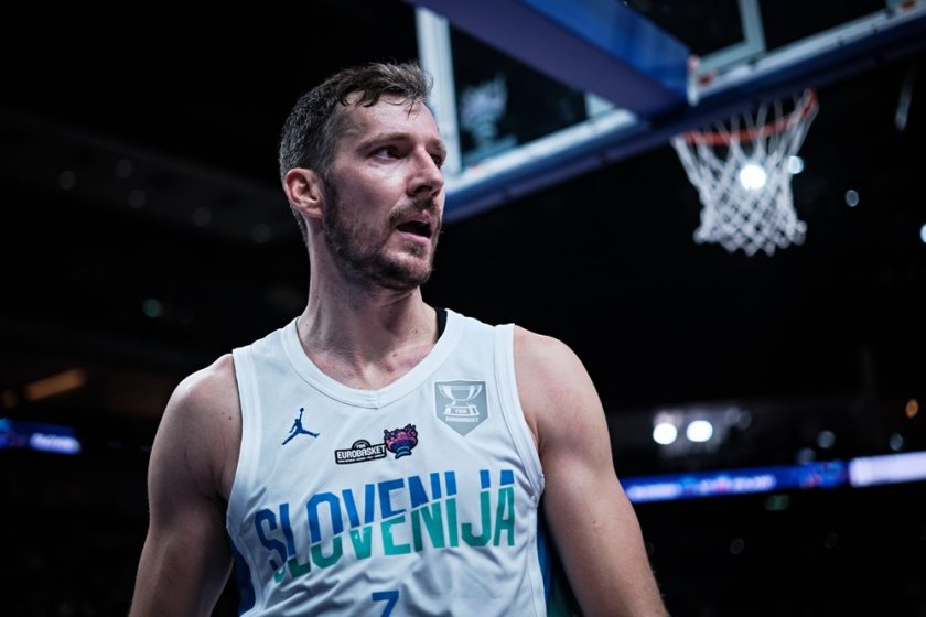 словенският гард горан драгич играе световното първенство баскетбол мъже