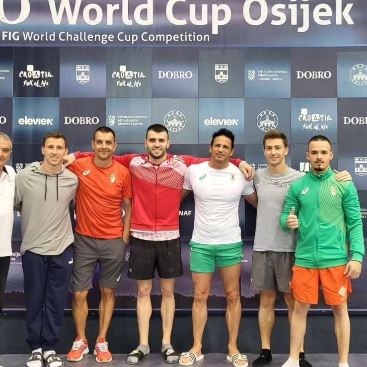 българските гимнастици два финала световната купа осиек