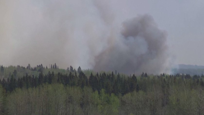 Димът от хилядите горски пожари в Канада тази седмица достигна