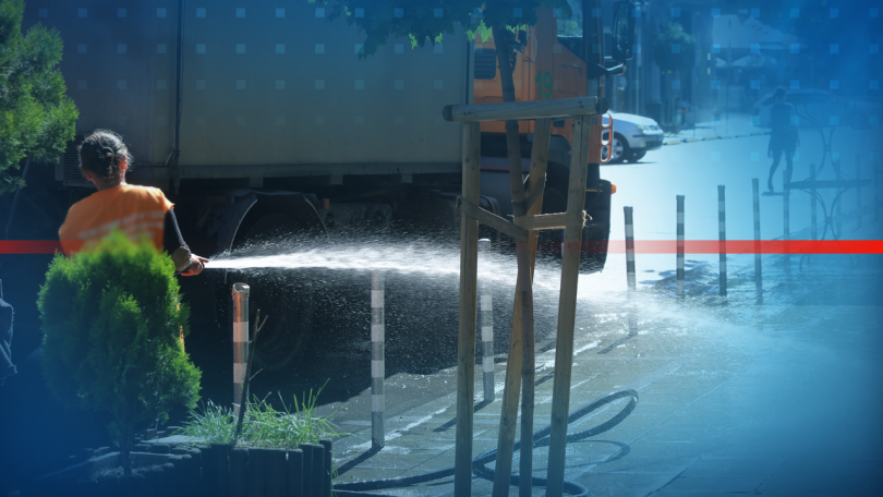 От 12 юни започва поетапно измиване на централни улици под