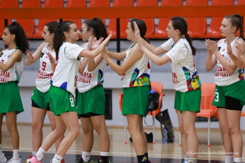 две победи българските отбори баскетболния камп косово