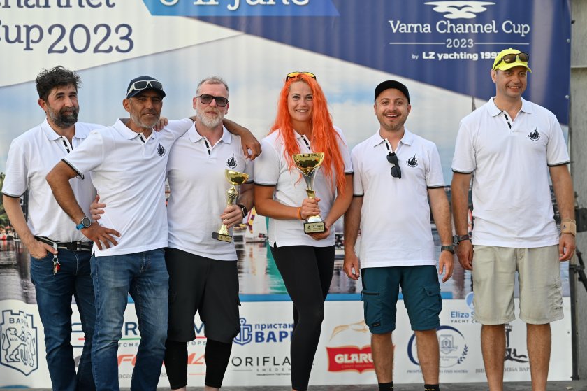 Екипажът на яхта "Evil Woman" триумфира в 9-ото издание на регатата Varna Channel Cup
