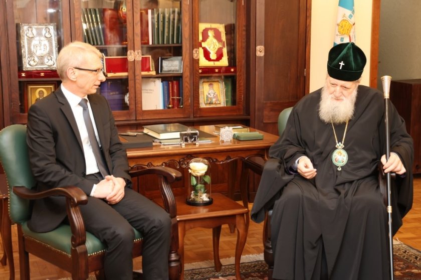 българският патриарх неофит прие среща премиера николай денков