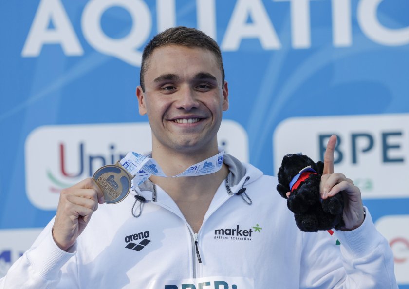 Крищоф Милак, който спечели два златни медала на световното първенство