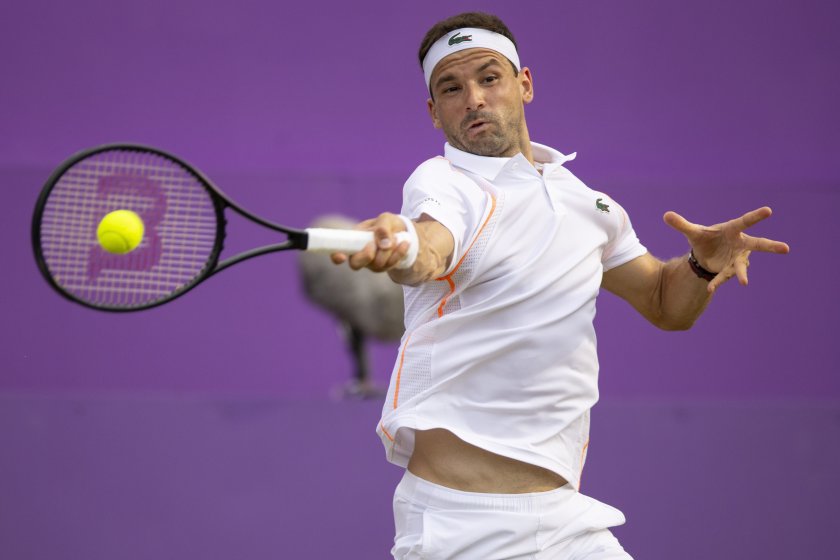 Григор Димитров се изкачи с две позиции в световната ранглиста.