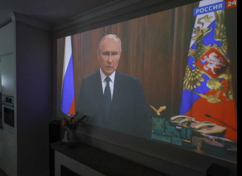 Руският президент Владимир Путин заяви по държавната телевизия, че е