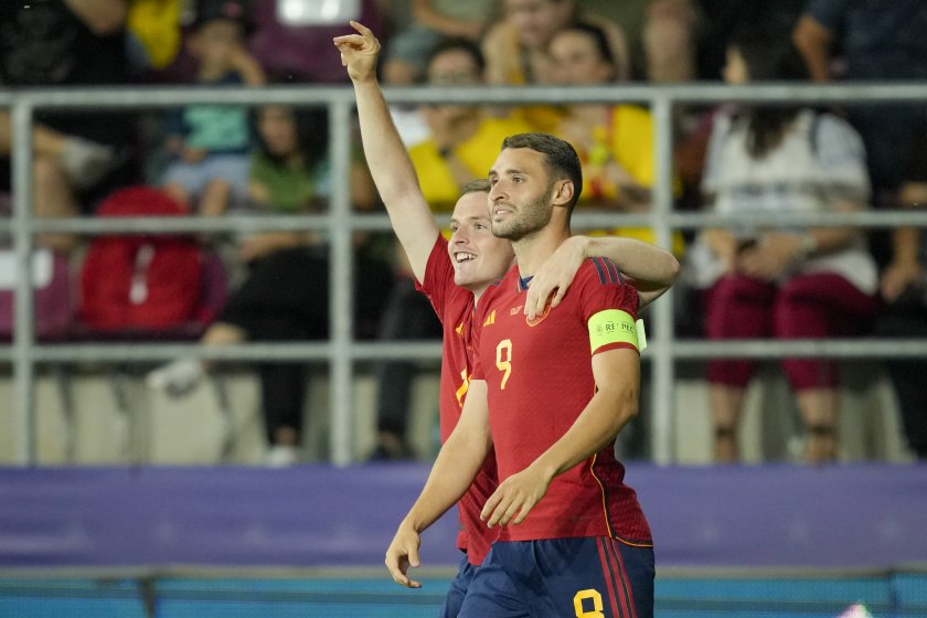 испания победи хърватия бързия гол историята европейски първенства футбол младежи години