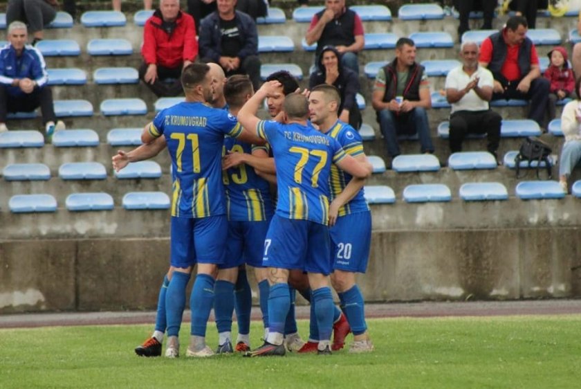 крумовград класира първи път историята първа лига