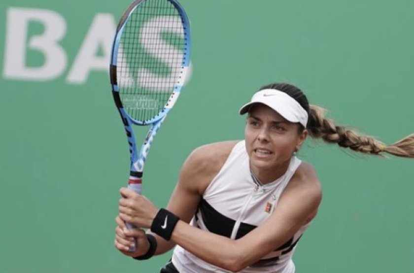 Най-добрата българска тенисистка Виктория Томова загуби първия сет в мача