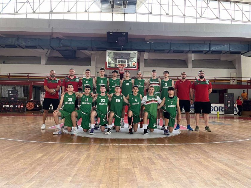 Баскетболистите на България до 16 г. спечелиха и втората си проверка със Северна Македония в Скопие