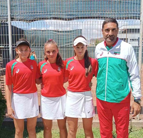 Националките на България по тенис до 14 г. се наложиха
