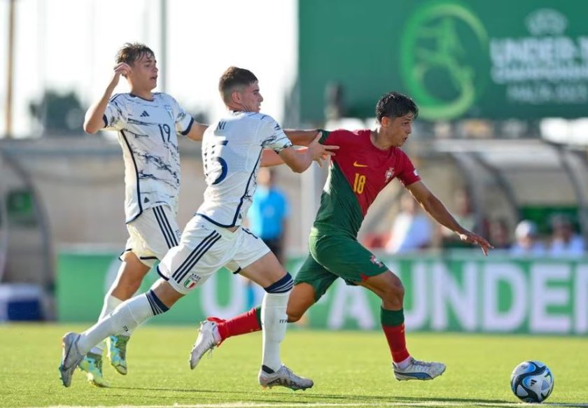 португалия обърна разгроми десетима италия спечели група евро 2023 футбол младежи