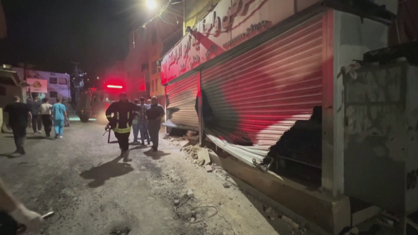 израел атакува ивицата газа часове изтегли палестинския град дженин