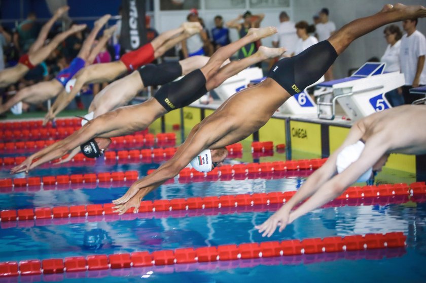 мъжката щафета спринт софия триумфира нов национален рекорд 100 съчетано плуване държавното първенство