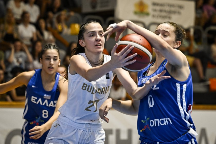 българия загуби гърция четвъртфиналите eвропейското баскетбол девойки години