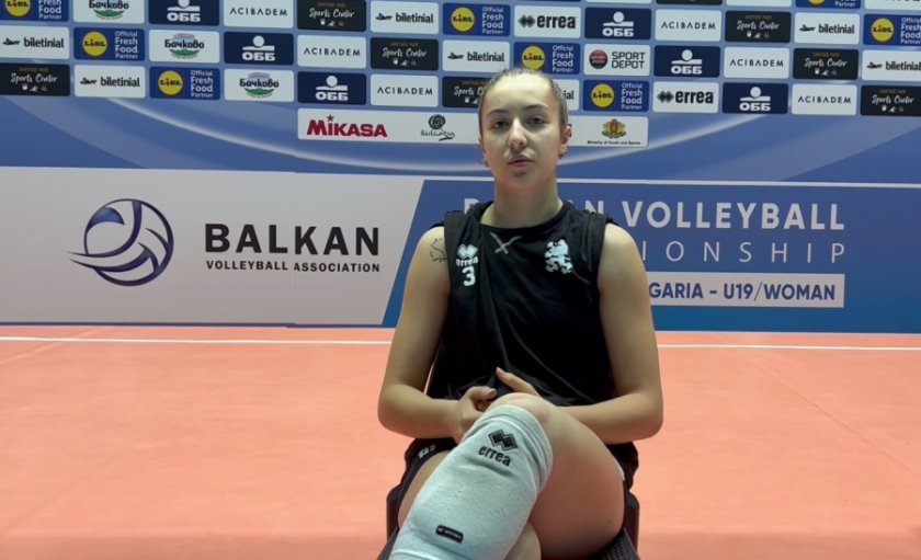 Една от младите звезди на българския национален отбор по волейбол