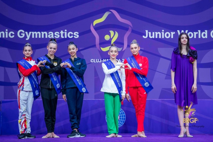 никол тодорова получи специална награда световното художествена гимнастика девойки румъния
