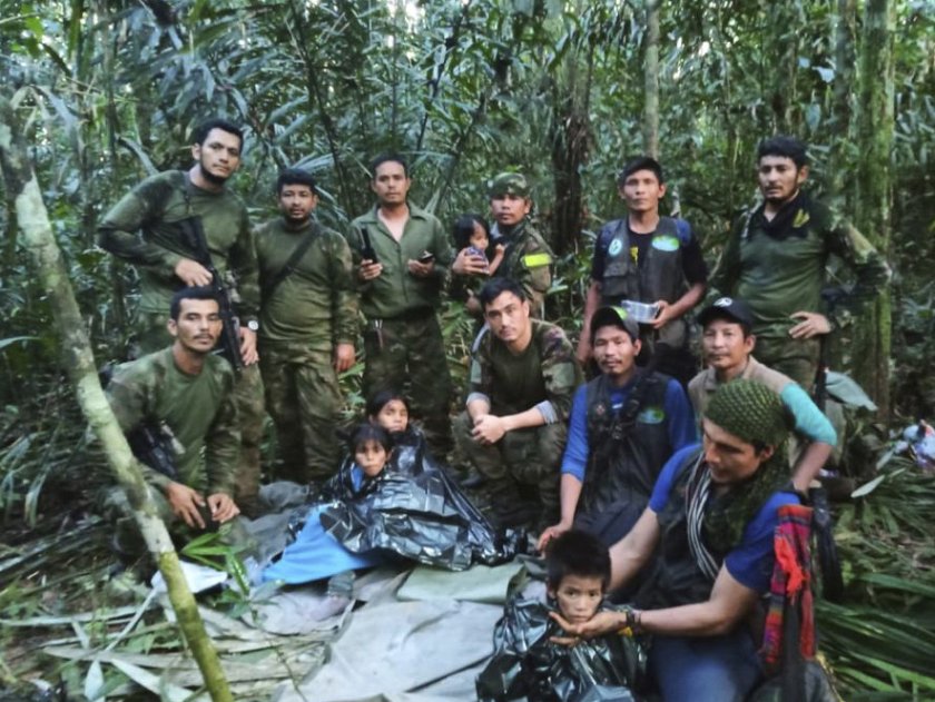 изписаха болница колумбийските деца оцеляха пет седмици джунглата