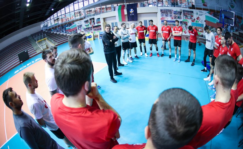 волейболните национали стартират подготовка евроволей 2023 разширена група състезатели
