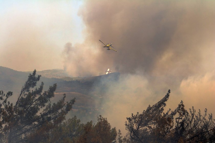 Пожарът на остров Корфу се разраства - заплашва населени места