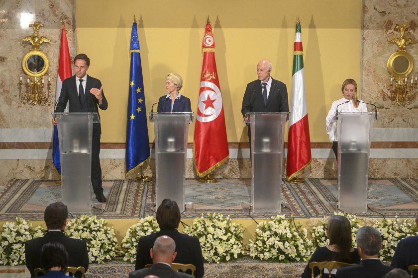 Европейският съюз и Тунис подписаха меморандум за разбирателство за стратегическо