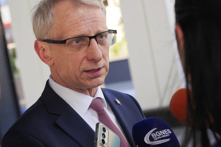 Премиерът Николай Денков заяви в Брюксел, че не е обсъждал