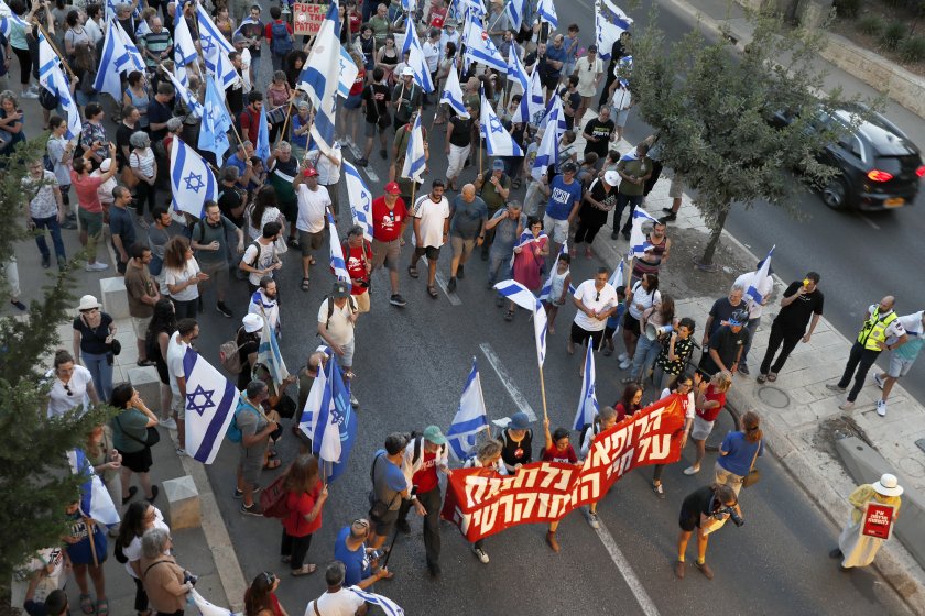 израел отново протестираха съдебната реформа