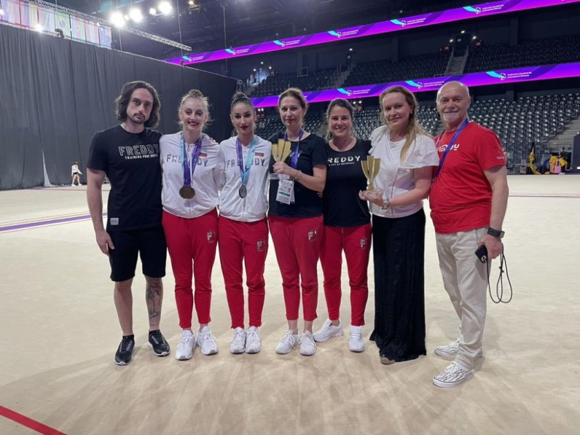 седем медала българия световната чалъндж купа художествена гимнастика клуж напока