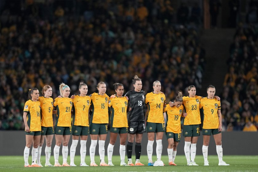 домакинът австралия стартира победа световното първенство футбол жени